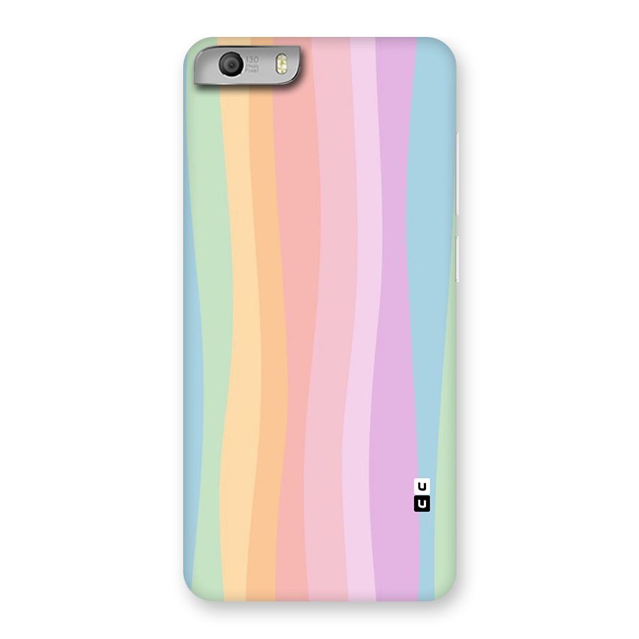 Pastel Curves Back Case for Micromax Canvas Knight 2