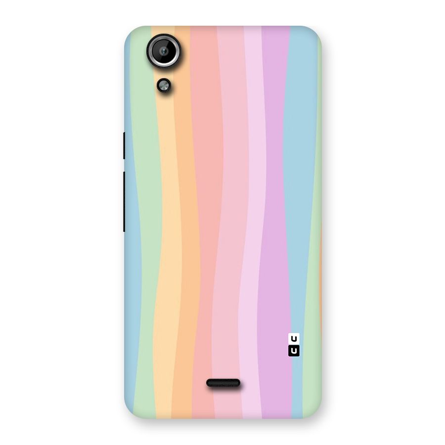 Pastel Curves Back Case for Micromax Canvas Selfie Lens Q345