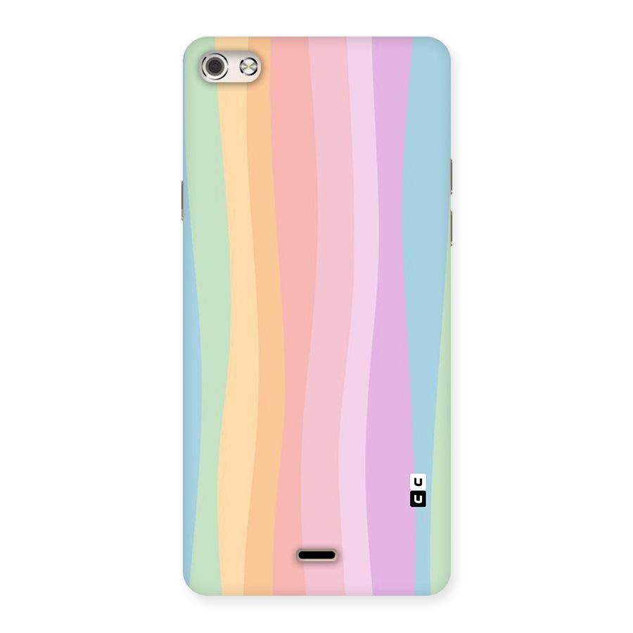 Pastel Curves Back Case for Micromax Canvas Silver 5