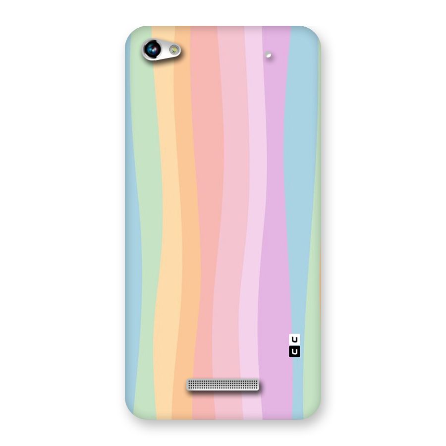 Pastel Curves Back Case for Micromax Hue 2