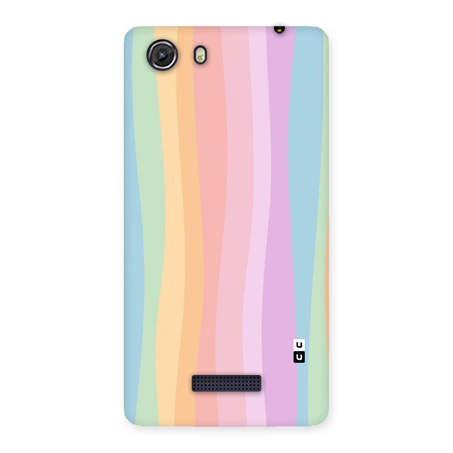 Pastel Curves Back Case for Micromax Unite 3