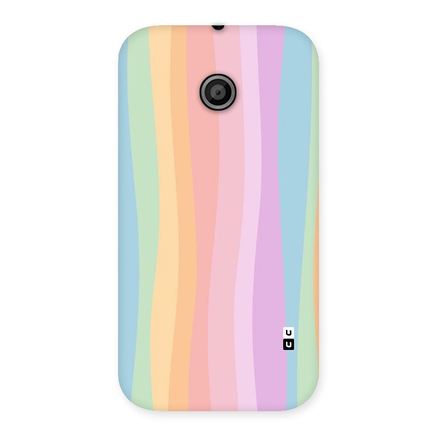 Pastel Curves Back Case for Moto E