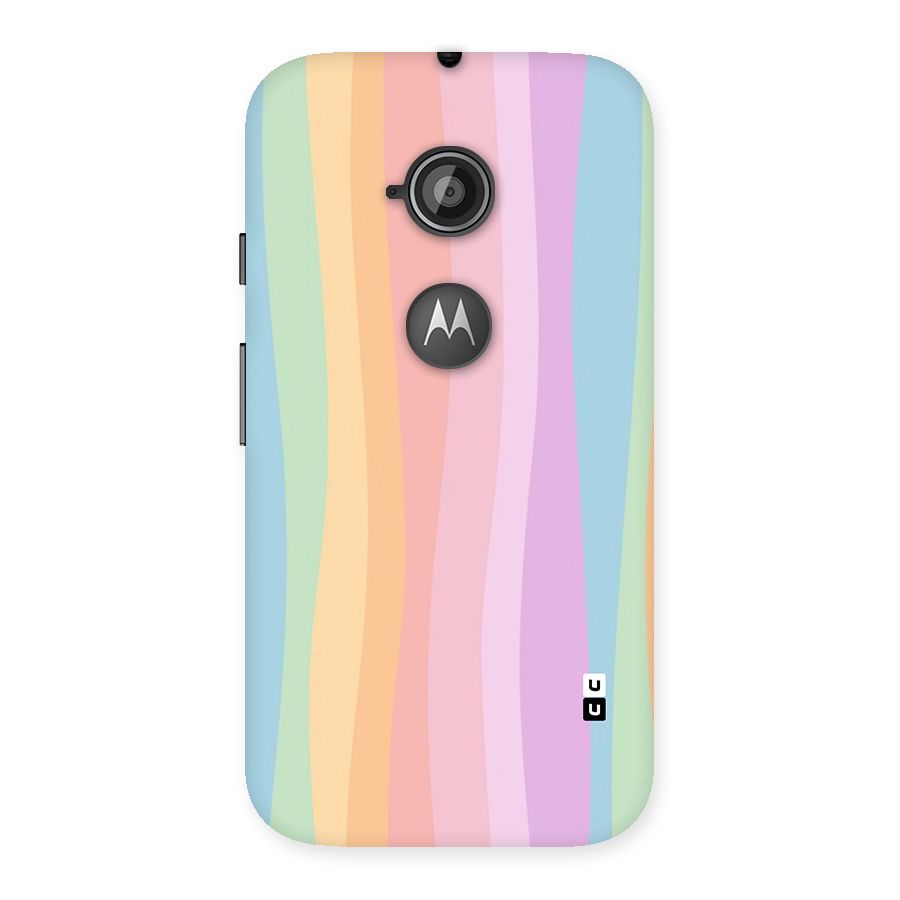 Pastel Curves Back Case for Moto E 2nd Gen