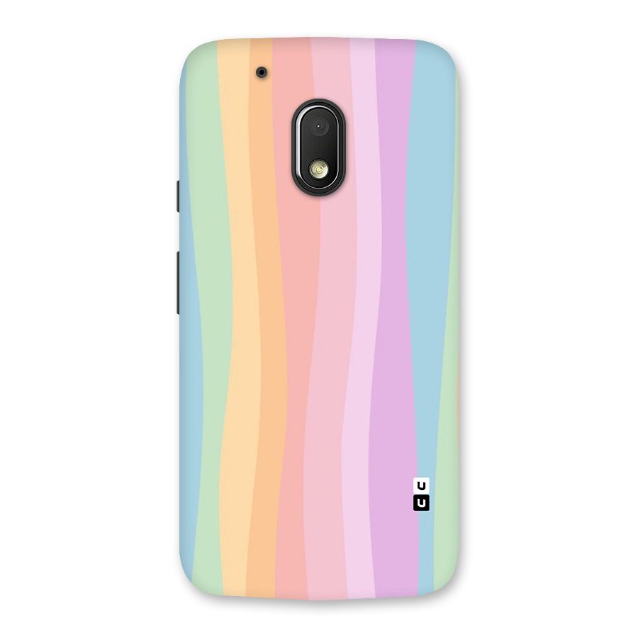 Pastel Curves Back Case for Moto G4 Play