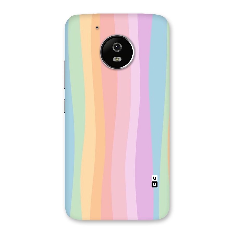 Pastel Curves Back Case for Moto G5