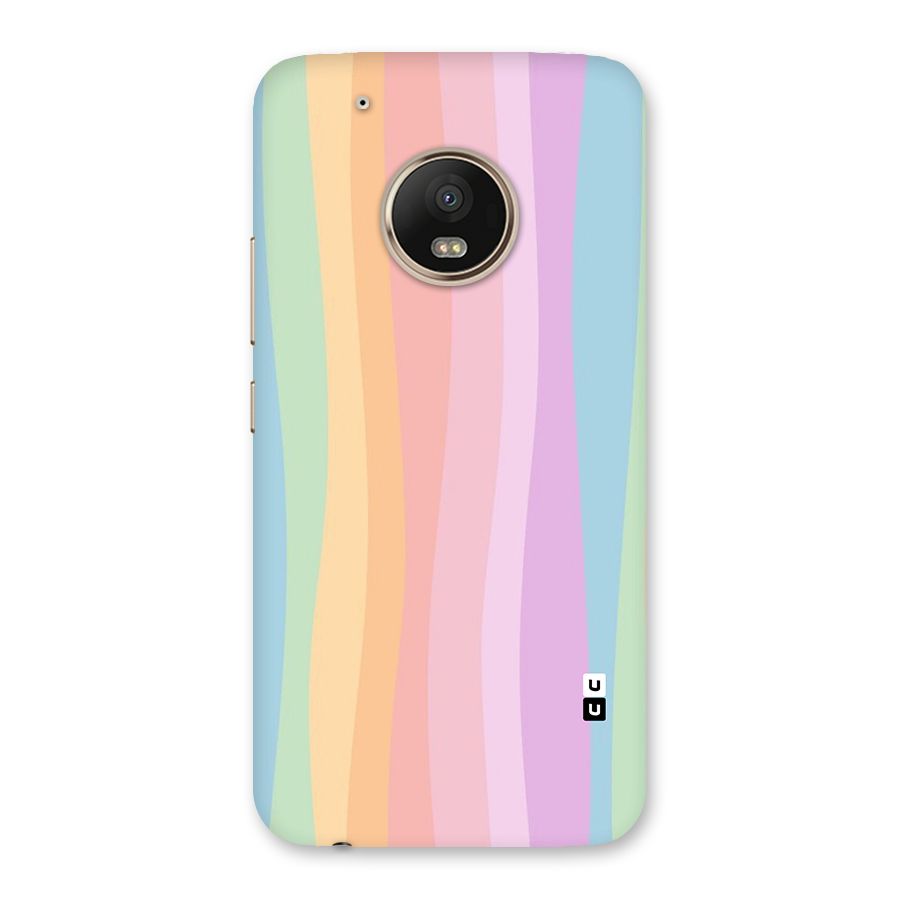 Pastel Curves Back Case for Moto G5 Plus