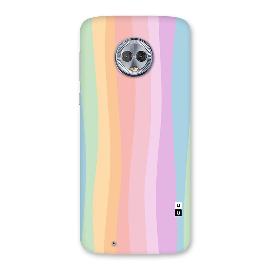 Pastel Curves Back Case for Moto G6