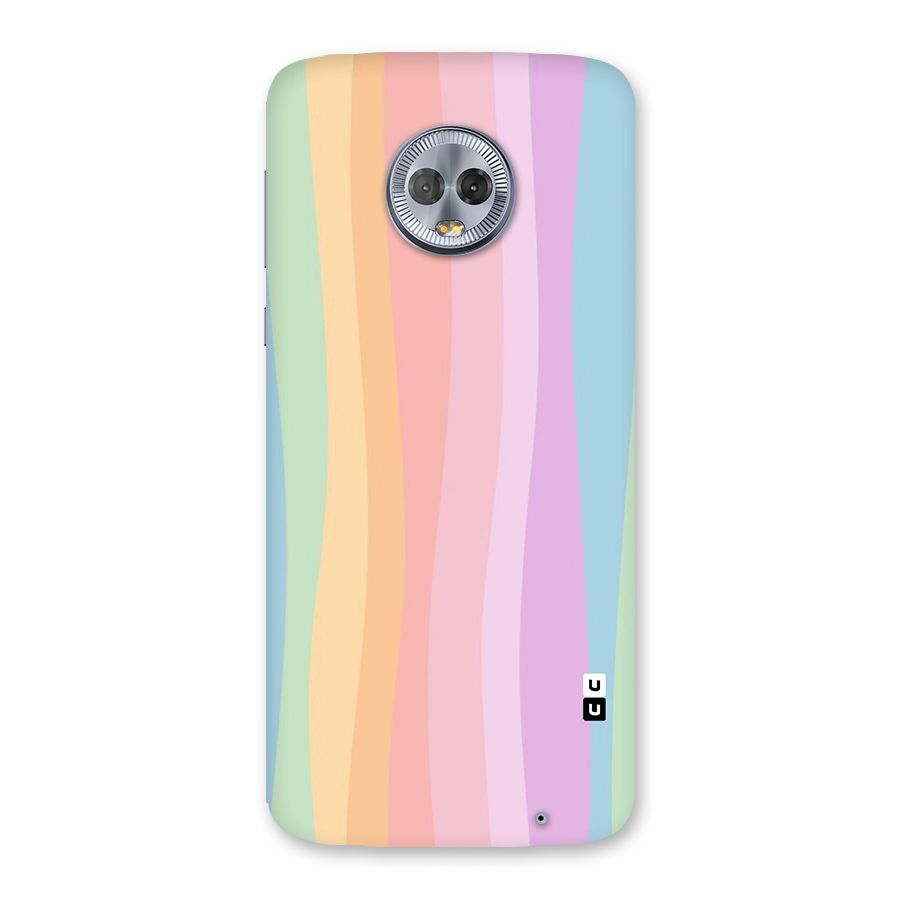 Pastel Curves Back Case for Moto G6 Plus