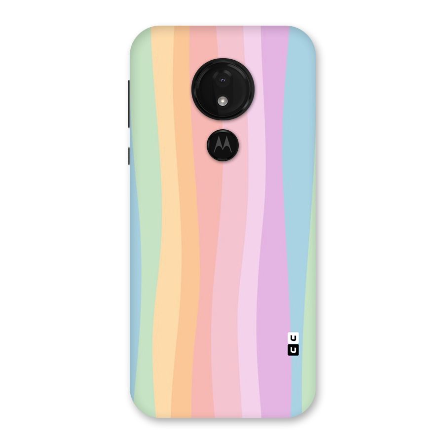 Pastel Curves Back Case for Moto G7 Power