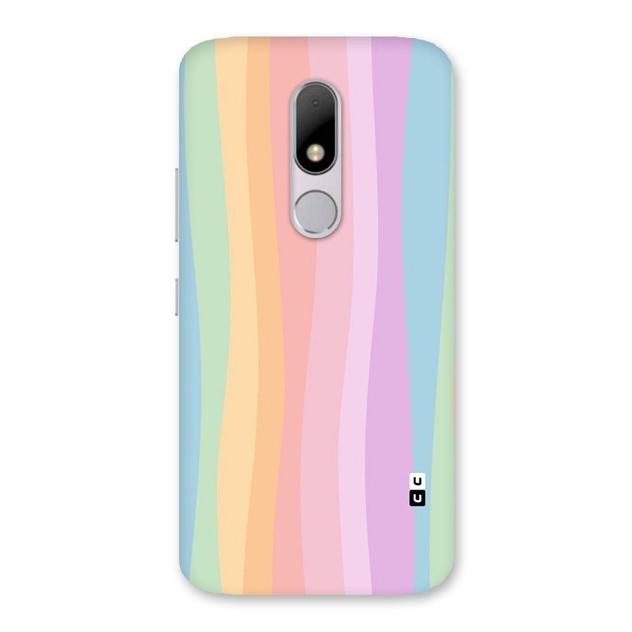 Pastel Curves Back Case for Moto M