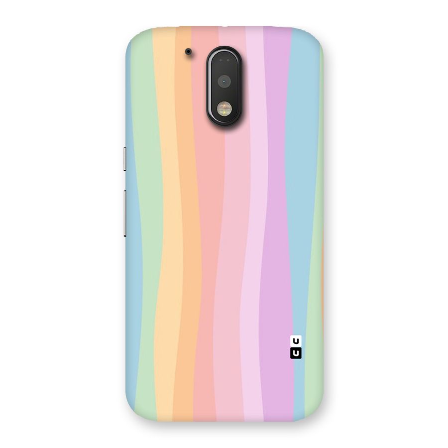 Pastel Curves Back Case for Motorola Moto G4 Plus
