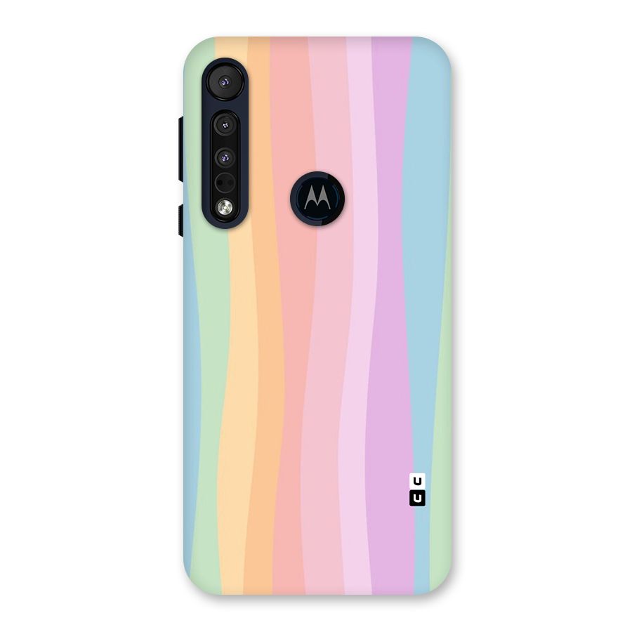 Pastel Curves Back Case for Motorola One Macro