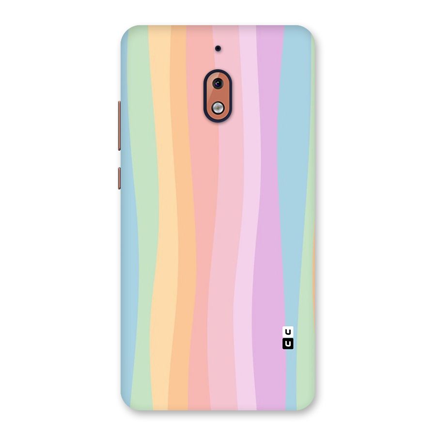 Pastel Curves Back Case for Nokia 2.1