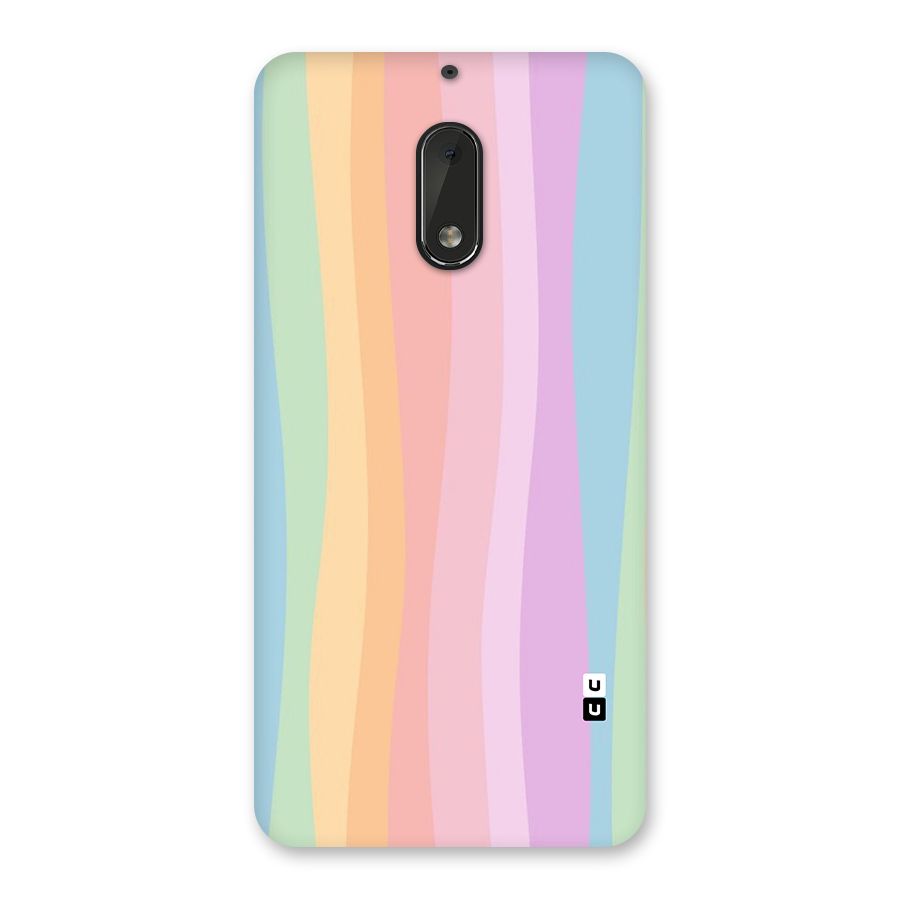 Pastel Curves Back Case for Nokia 6