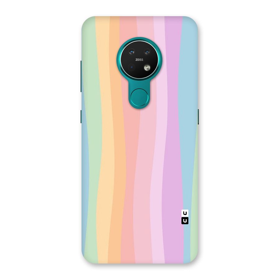 Pastel Curves Back Case for Nokia 7.2