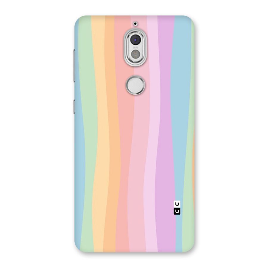 Pastel Curves Back Case for Nokia 7