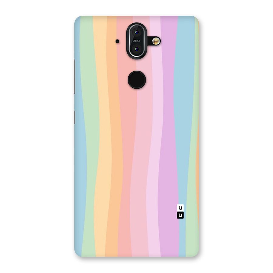 Pastel Curves Back Case for Nokia 8 Sirocco