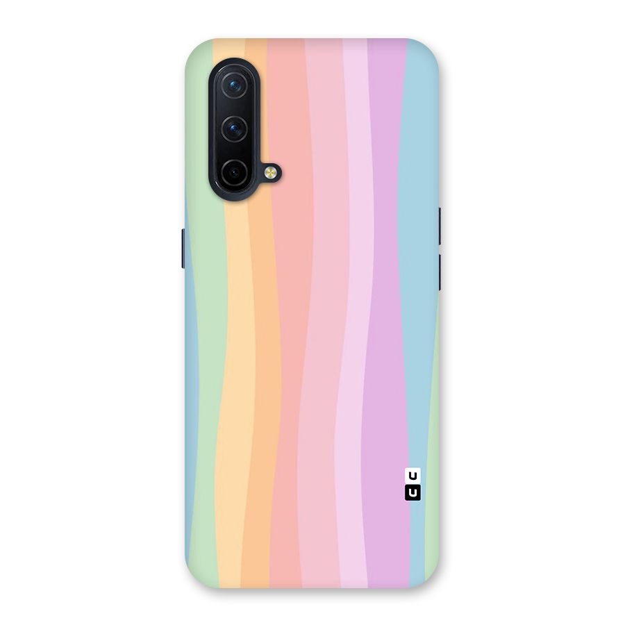 Pastel Curves Glass Back Case for OnePlus Nord CE 5G