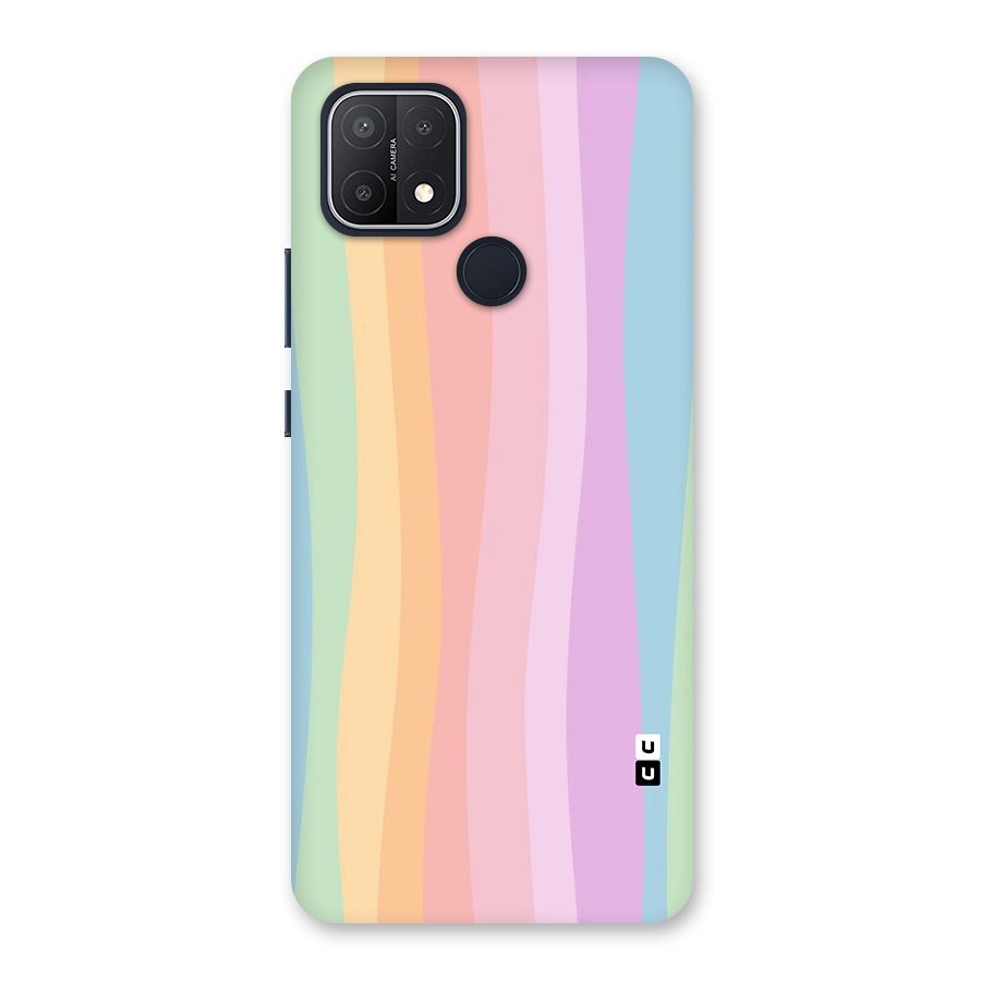 Pastel Curves Back Case for Oppo A15