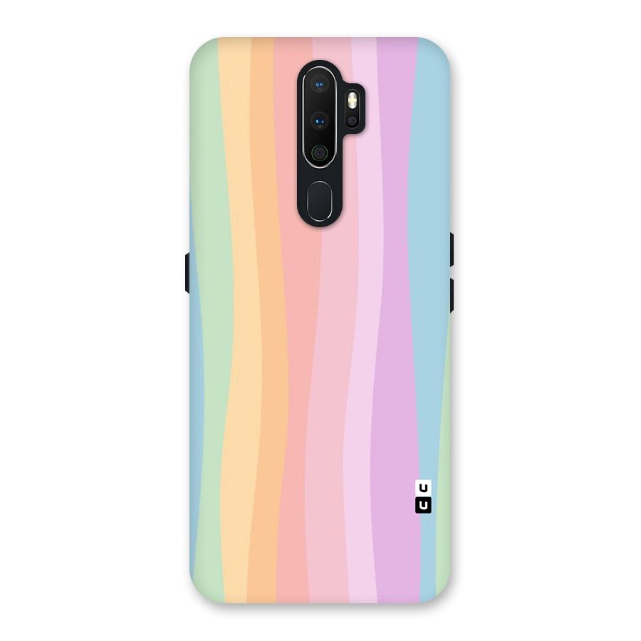 Pastel Curves Back Case for Oppo A5 (2020)