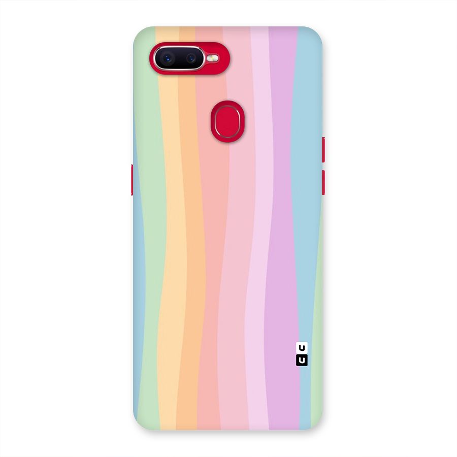 Pastel Curves Back Case for Oppo F9 Pro