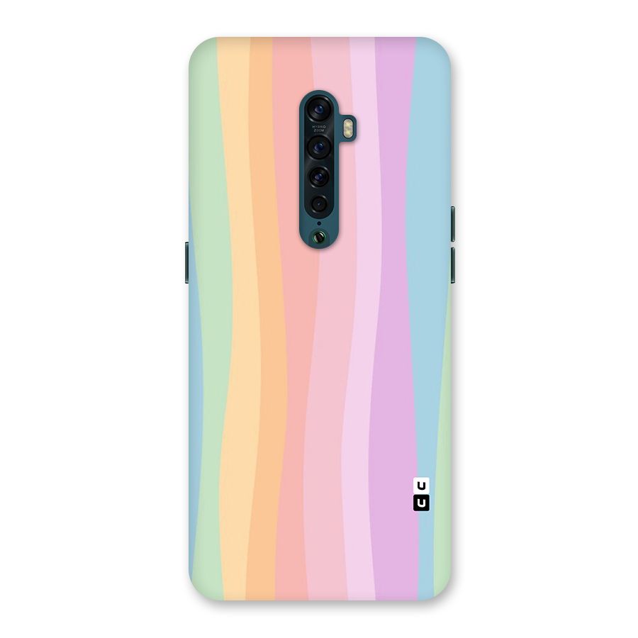 Pastel Curves Back Case for Oppo Reno2
