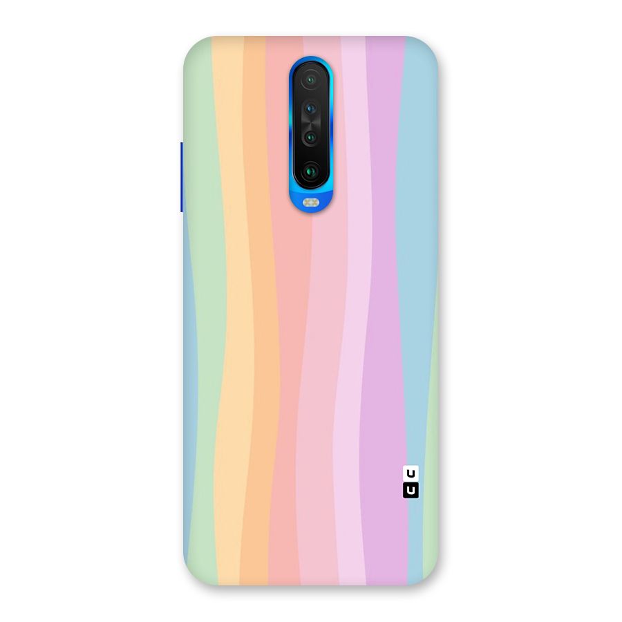 Pastel Curves Back Case for Poco X2