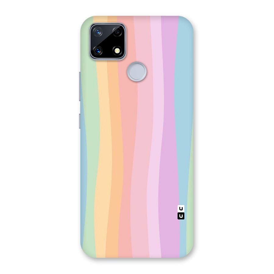 Pastel Curves Glass Back Case for Realme Narzo 20