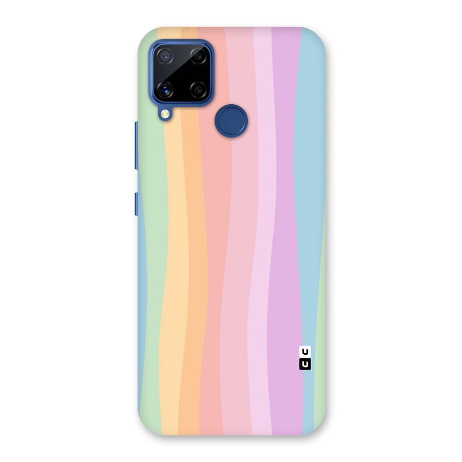 Pastel Curves Glass Back Case for Realme Narzo 30A