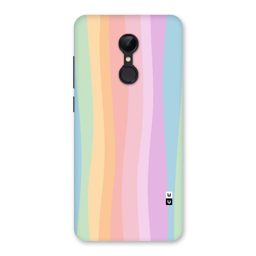 Pastel Curves Back Case for Redmi 5