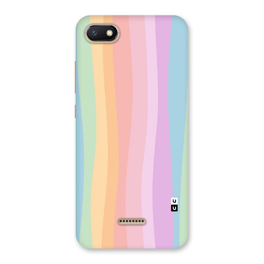 Pastel Curves Back Case for Redmi 6A