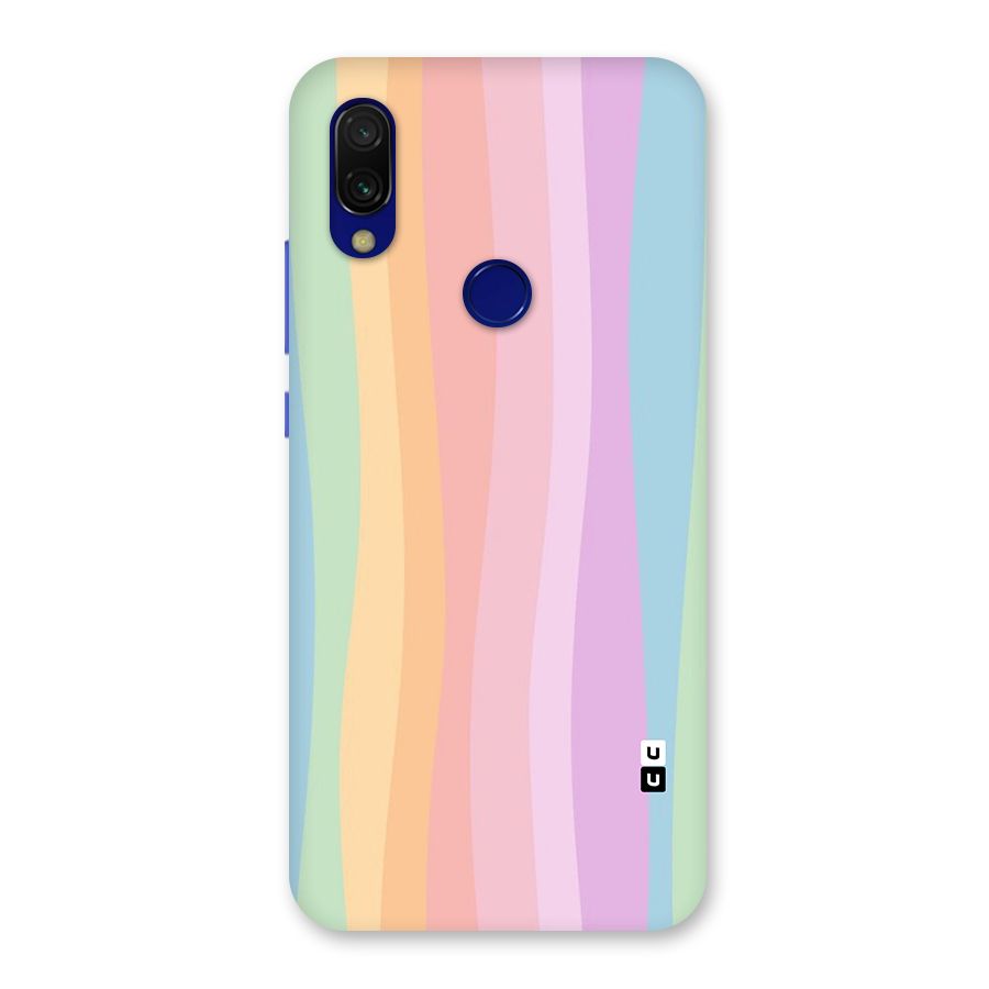 Pastel Curves Back Case for Redmi 7