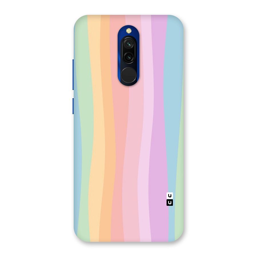 Pastel Curves Back Case for Redmi 8