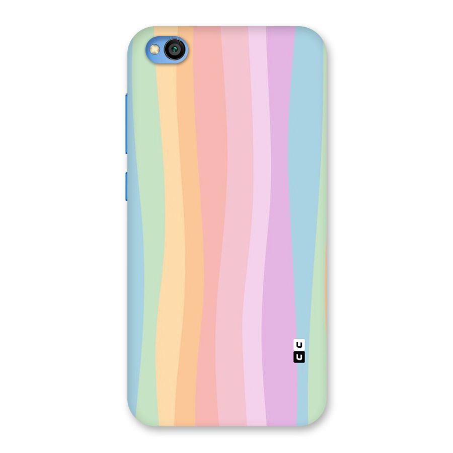 Pastel Curves Back Case for Redmi Go