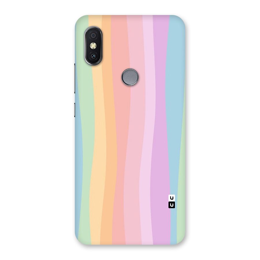 Pastel Curves Back Case for Redmi Y2