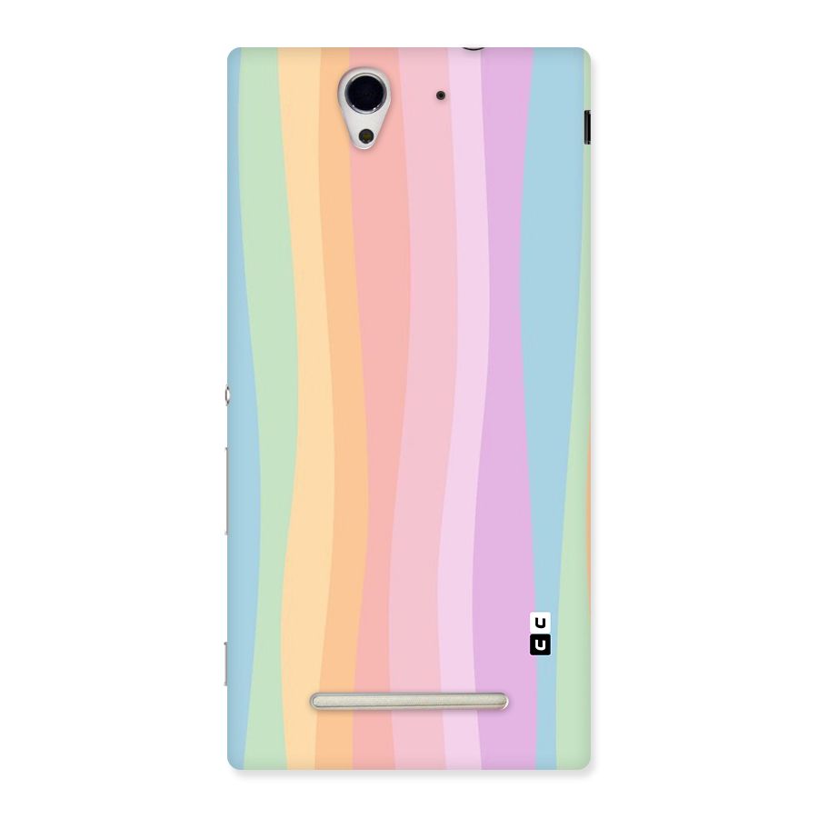 Pastel Curves Back Case for Sony Xperia C3