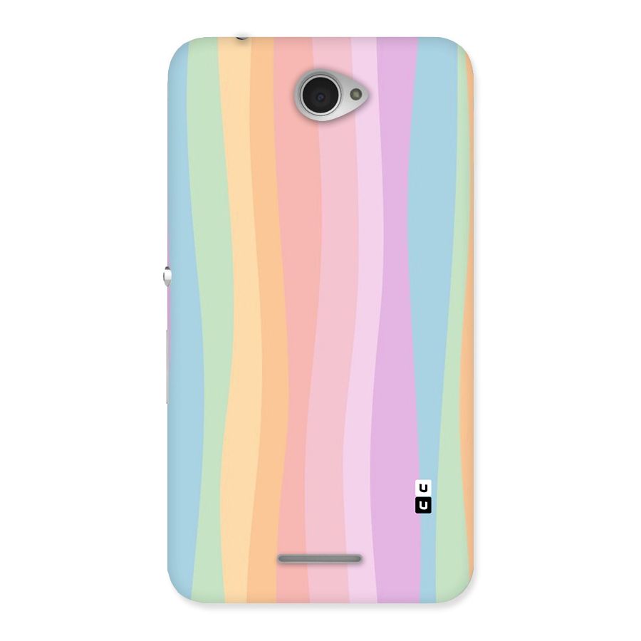 Pastel Curves Back Case for Sony Xperia E4