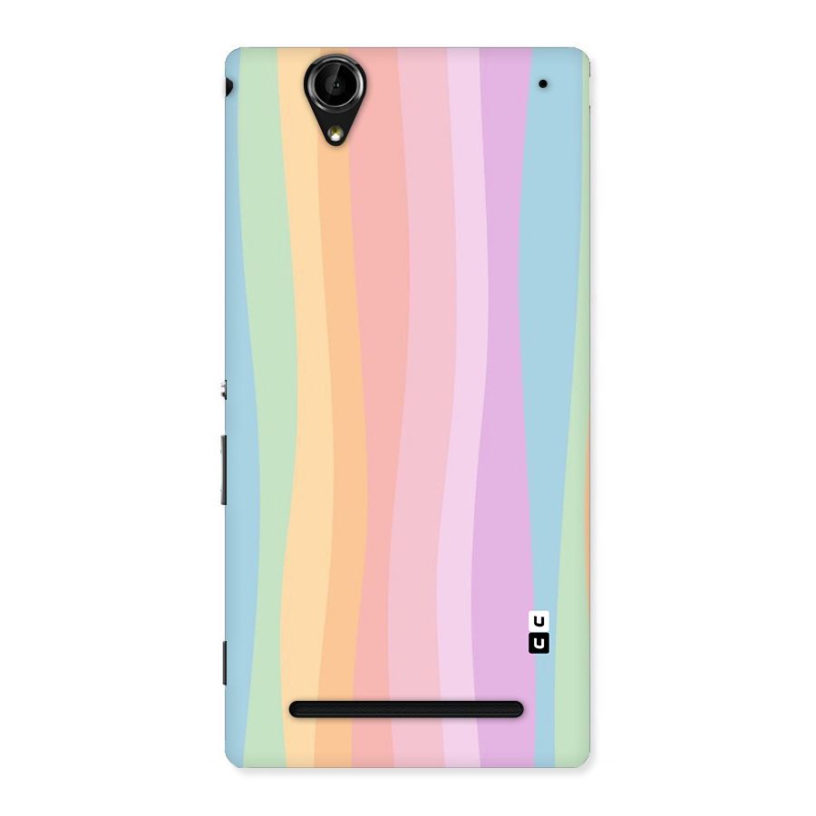 Pastel Curves Back Case for Sony Xperia T2