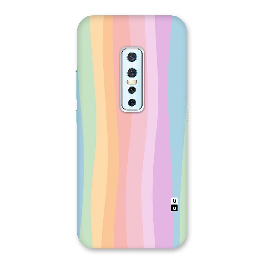 Pastel Curves Back Case for Vivo V17 Pro
