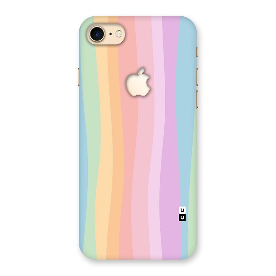 Pastel Curves Back Case for iPhone 7 Apple Cut