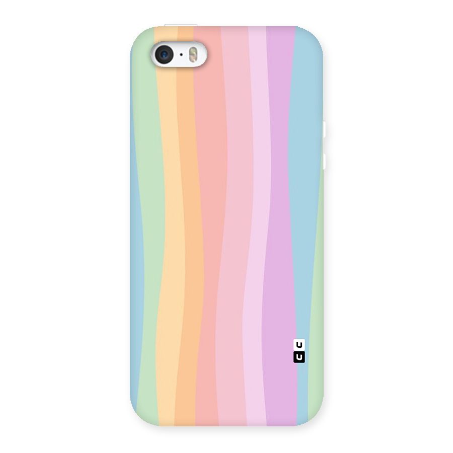 Pastel Curves Back Case for iPhone SE