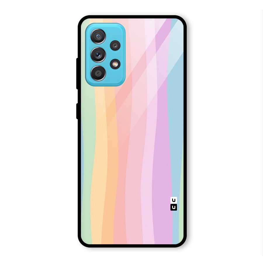 Pastel Curves Glass Back Case for Galaxy A52