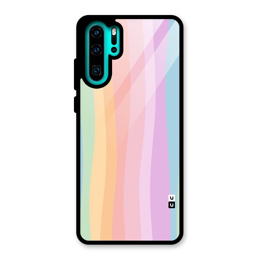Pastel Curves Glass Back Case for Huawei P30 Pro