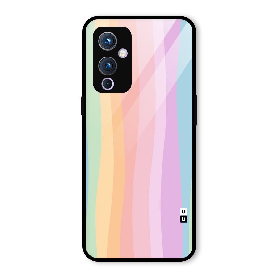Pastel Curves Glass Back Case for OnePlus 9