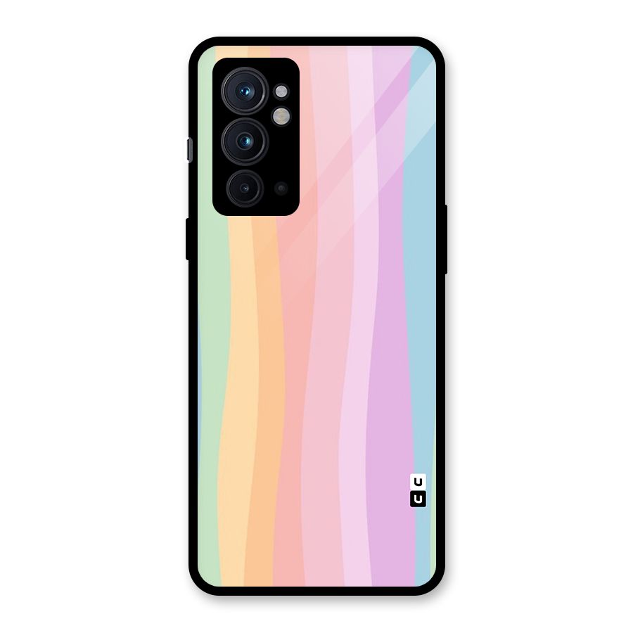Pastel Curves Glass Back Case for OnePlus 9RT 5G