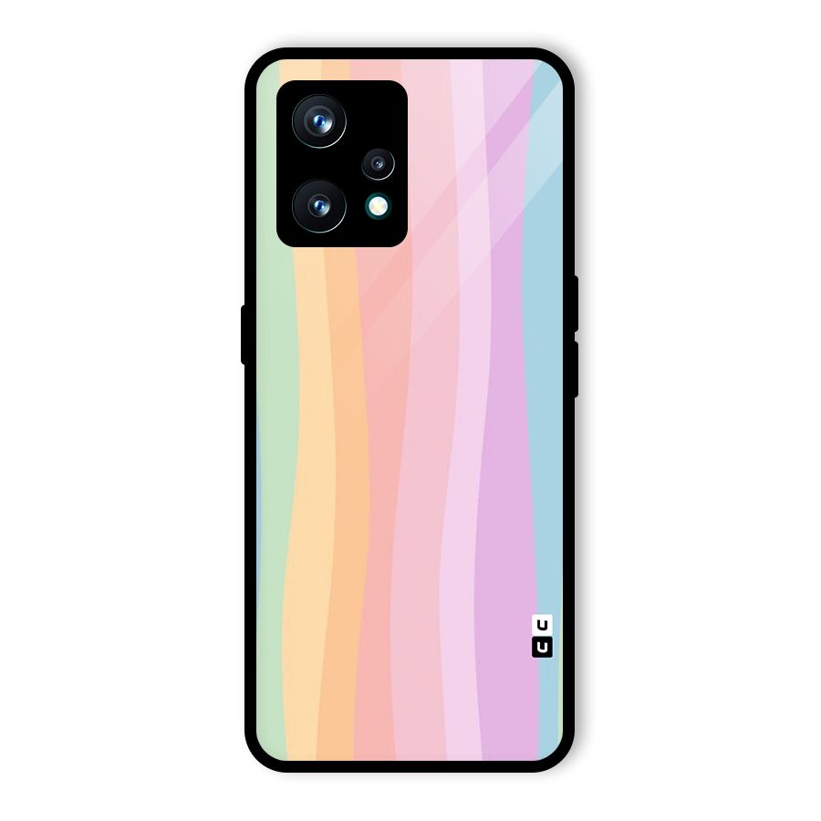 Pastel Curves Glass Back Case for Realme 9 Pro Plus 5G