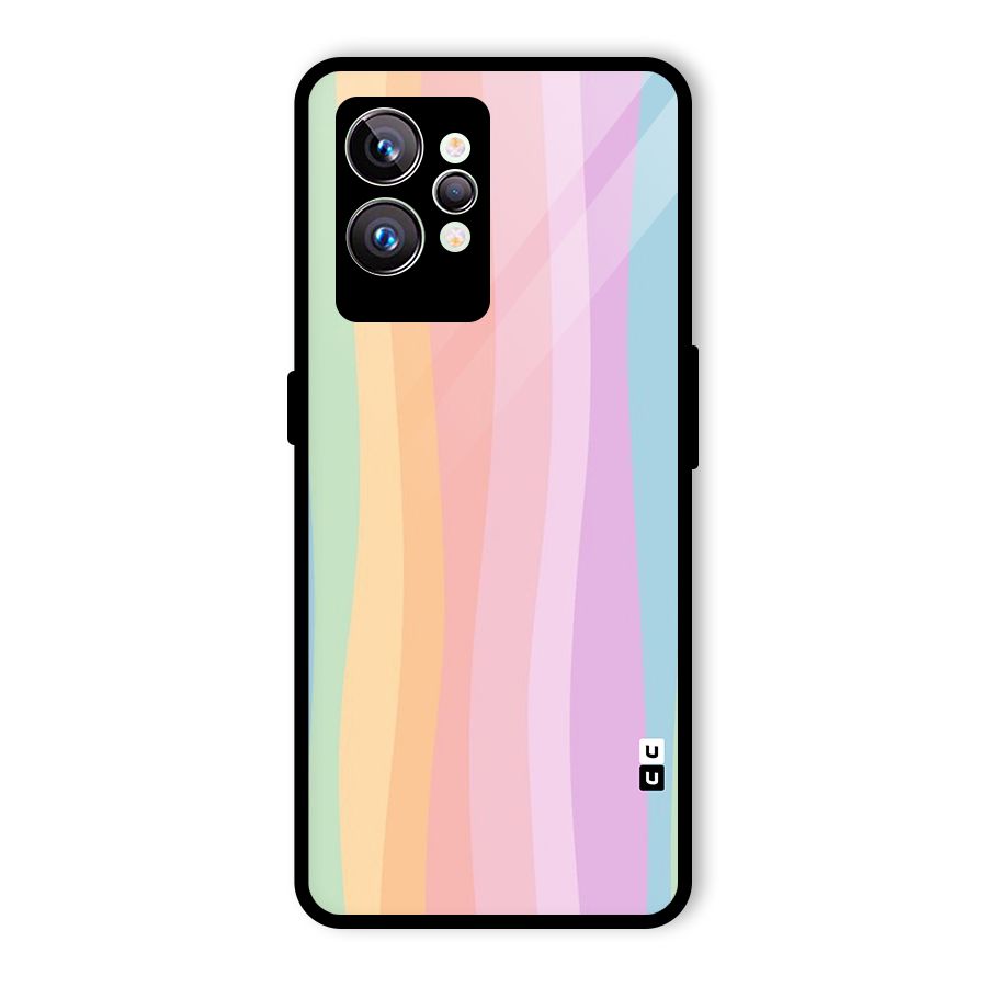 Pastel Curves Glass Back Case for Realme GT2 Pro