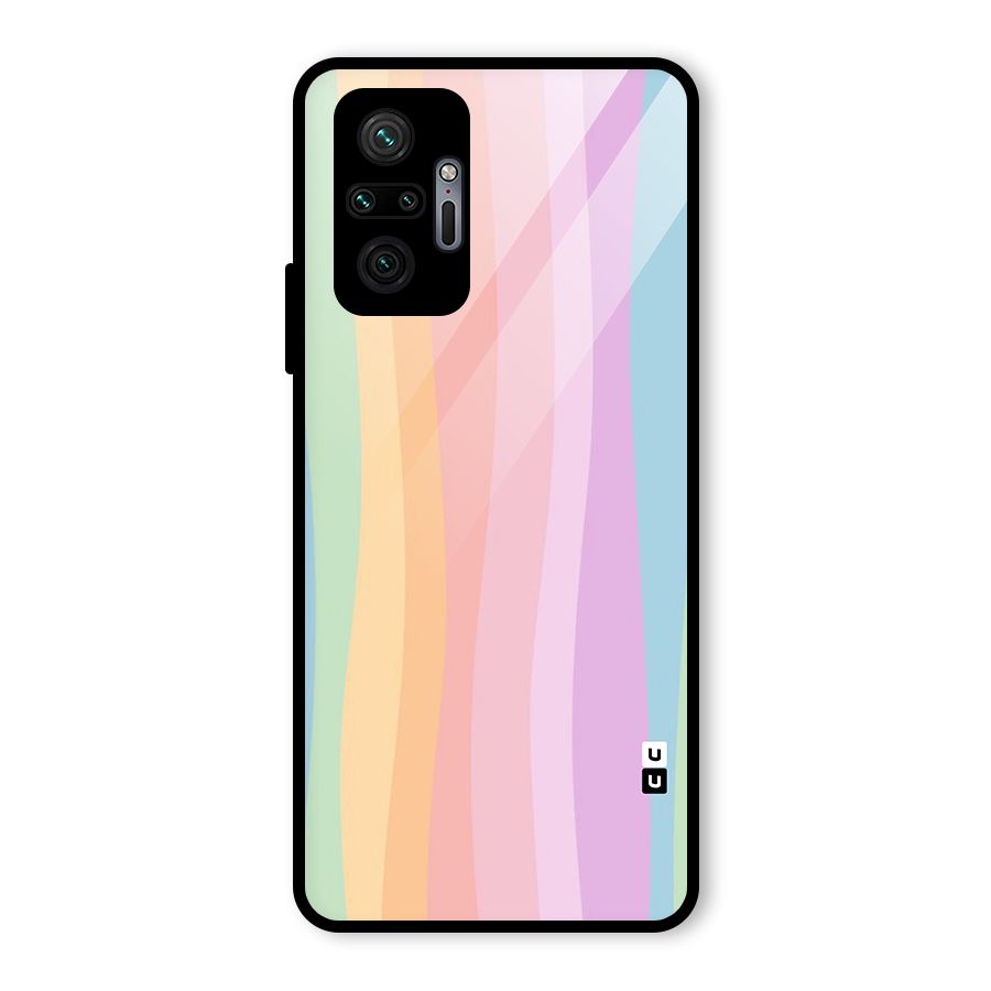 Pastel Curves Glass Back Case for Redmi Note 10 Pro Max