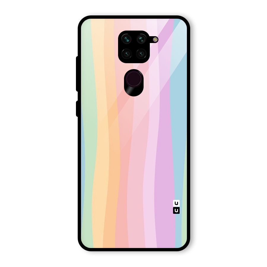 Pastel Curves Glass Back Case for Redmi Note 9