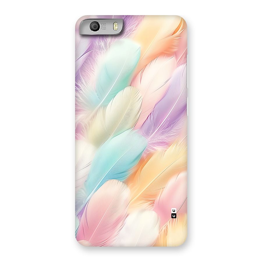 Pastel Feather Back Case for Canvas Knight 2